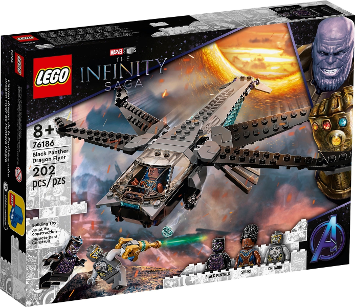LEGO® Marvel Avengers 76186 Black Panther a dračí letoun