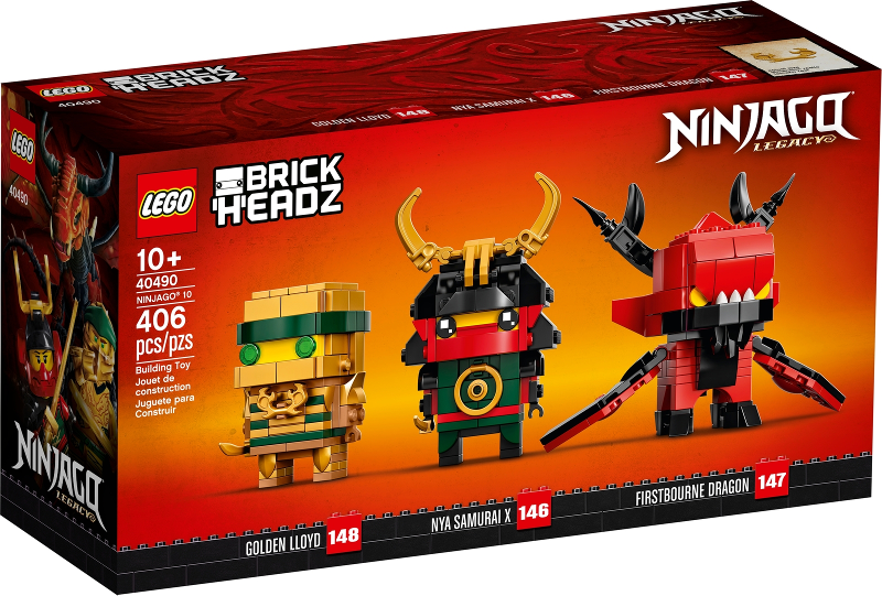 LEGO® Ninjago 40490 10 BrickHeadz