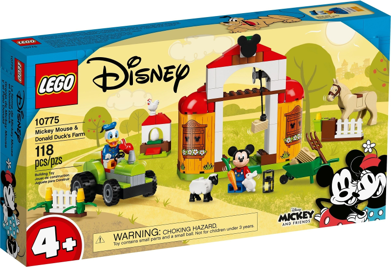 LEGO® Mickey and Friends 10775 Myšák Mickey a Kačer Donald na farmě