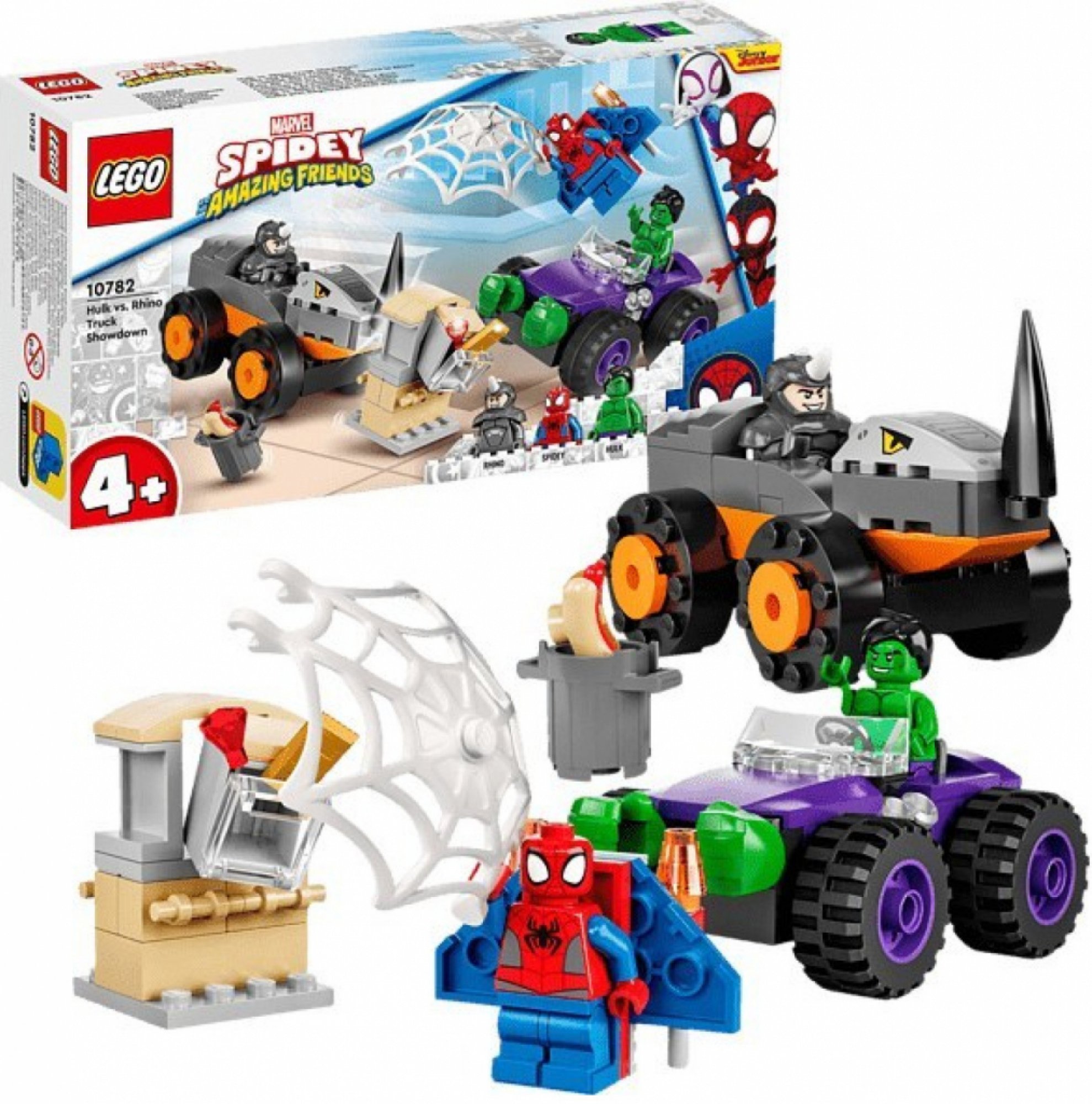 LEGO® Marvel 10782 Hulk vs. Rhino – souboj džípů