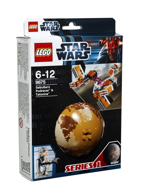 LEGO 9675 STAR WARS Závodní letoun Sebulby na planetě Tatooine