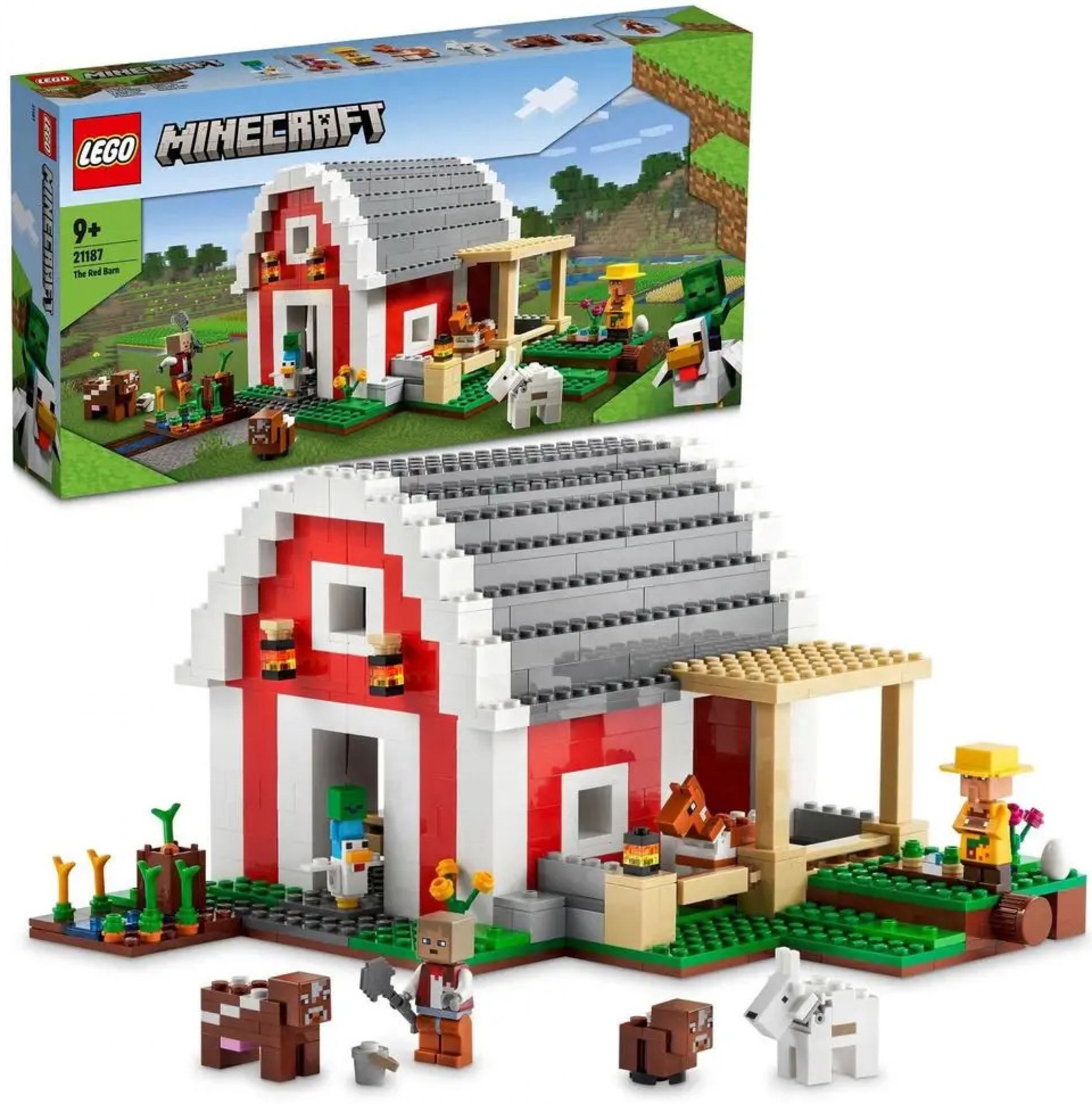 LEGO Minecraft 21187 Červená stodola