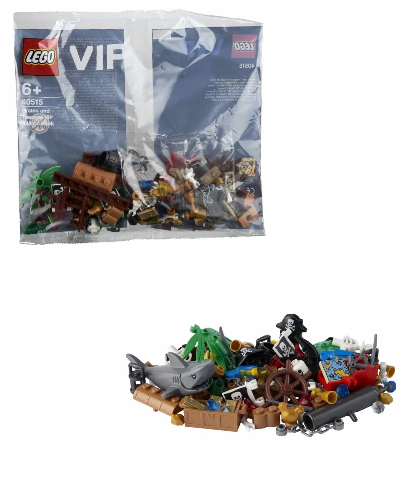 LEGO 40515 VIP doplňky – Piráti a poklady