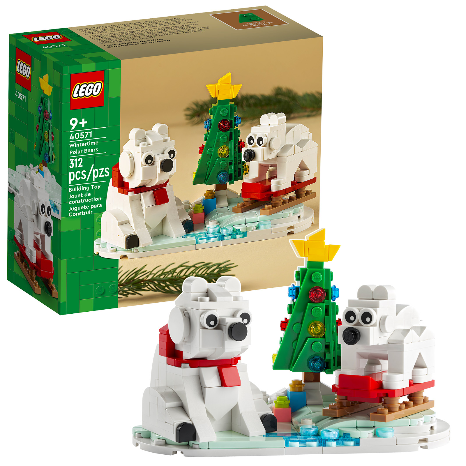 LEGO 40571 Lední medvědi o Vánocích
