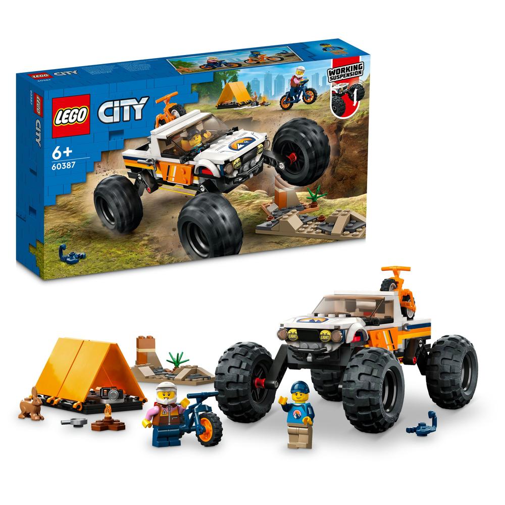 LEGO® CITY 60387 Dobrodružství s teréňákem 4x4