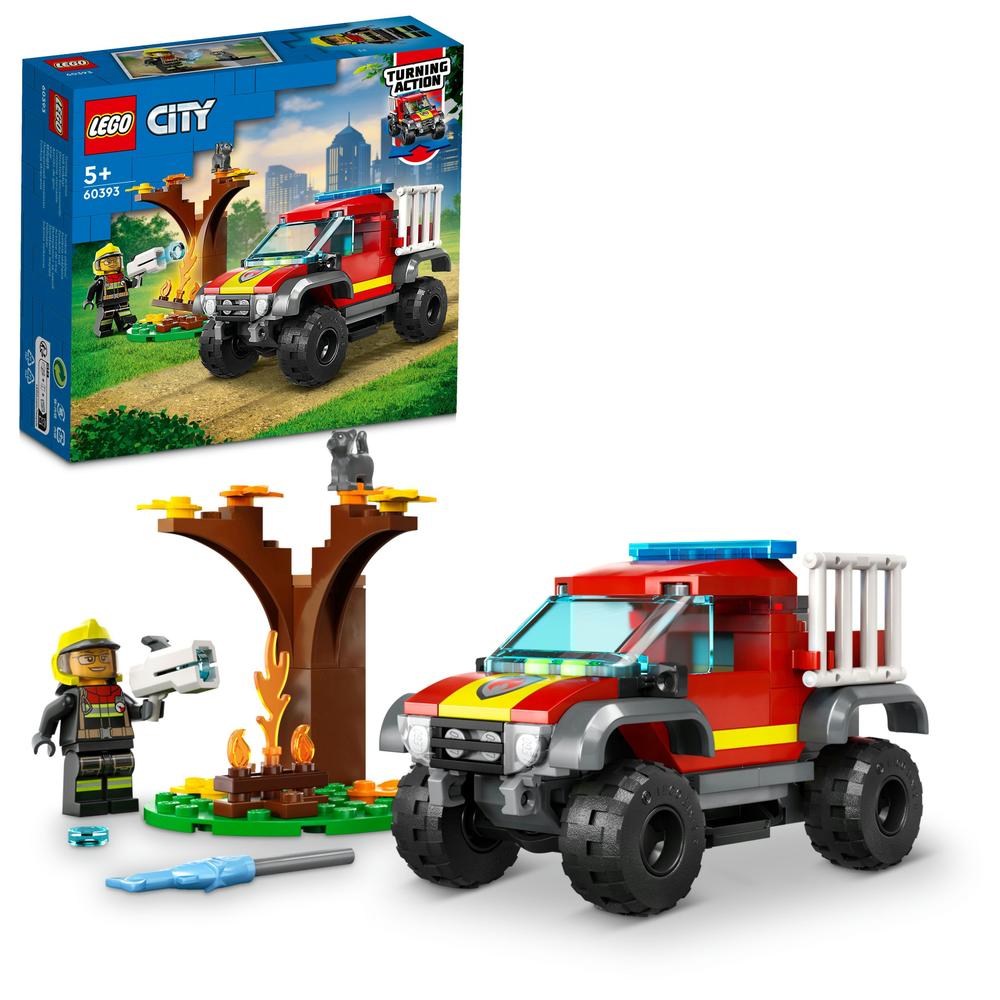 LEGO® CITY 60393 Hasičský tereňák 4x4