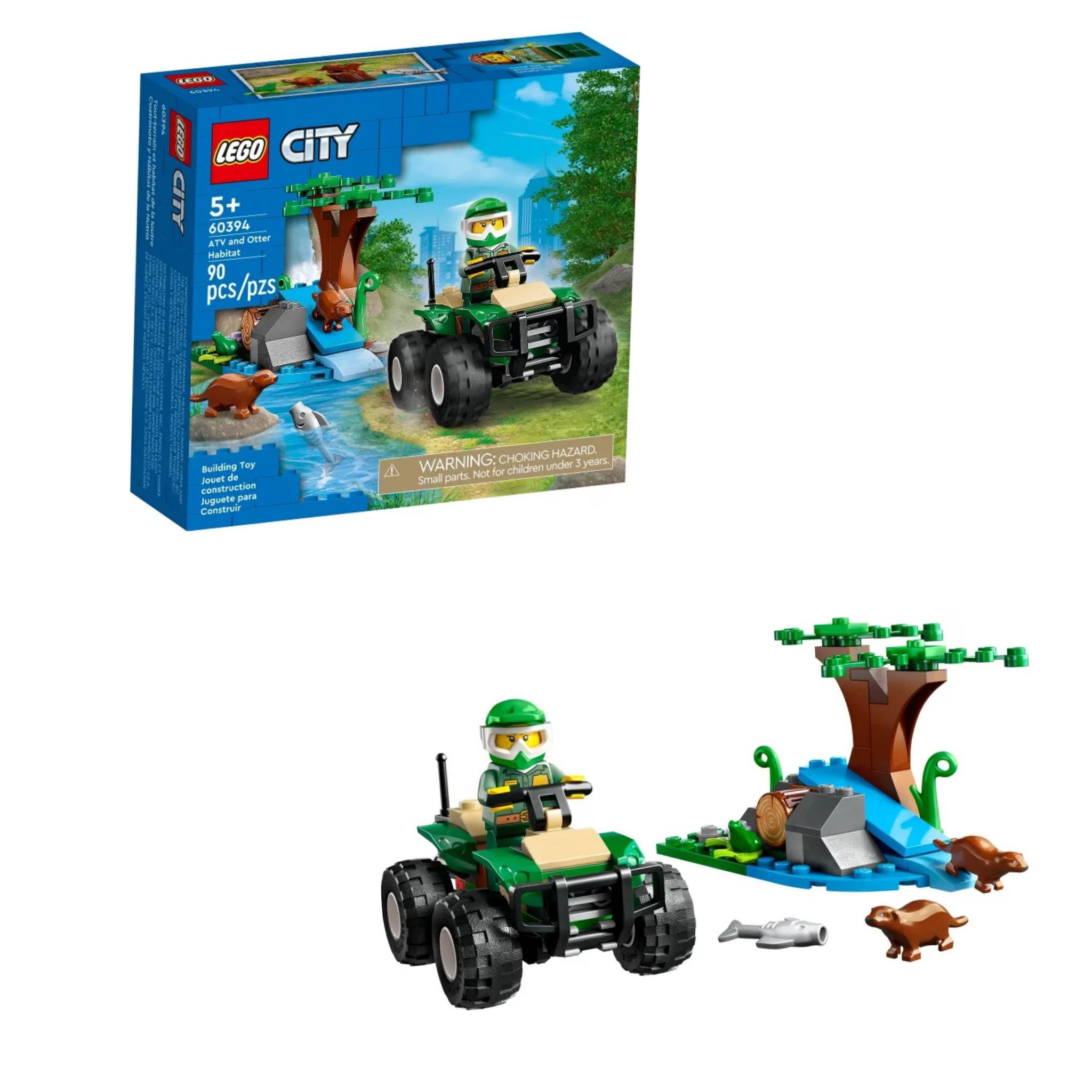 LEGO® City 60394 Čtyřkolka a vydří řeka