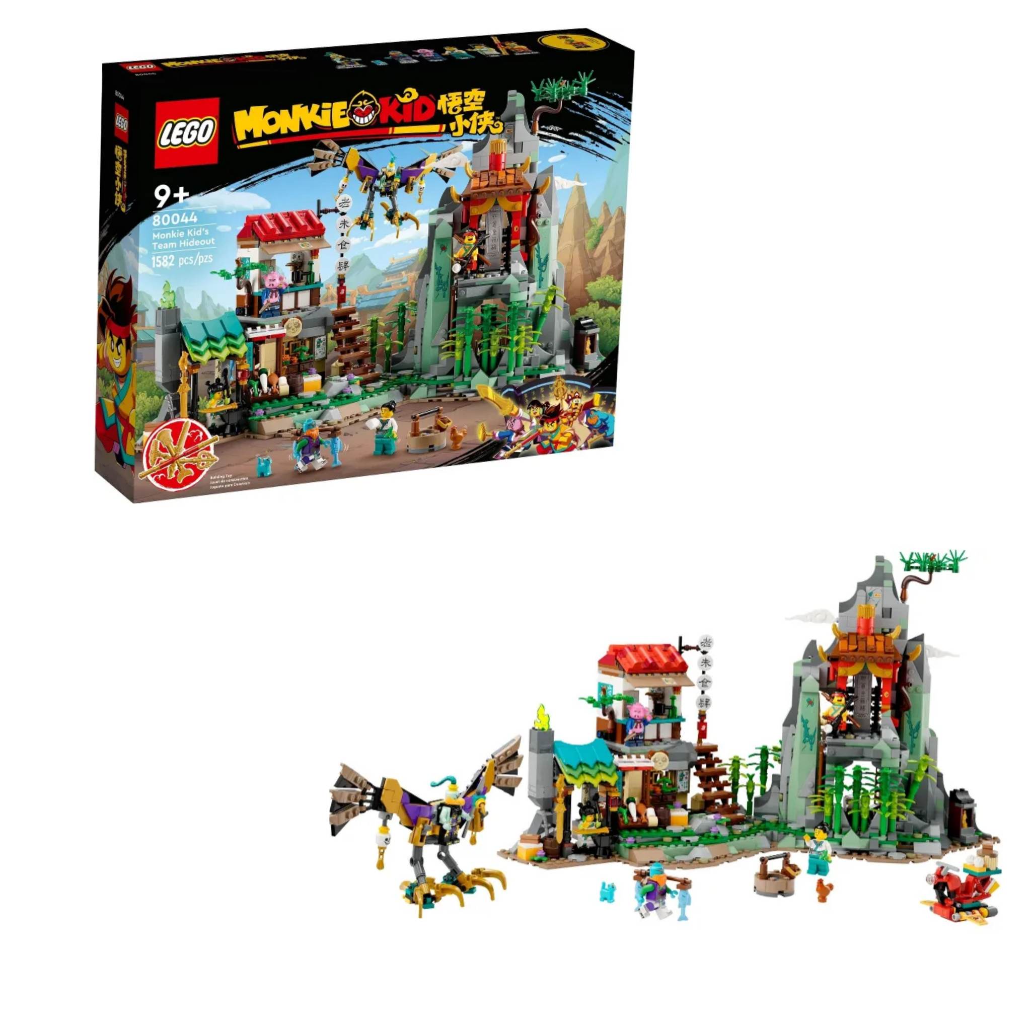 LEGO® Monkie Kid™ 80044 Úkryt týmu Monkie Kida