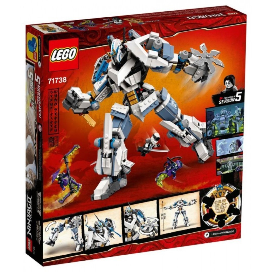 LEGO® NINJAGO® 71738 Zane a bitva s titánskými roboty