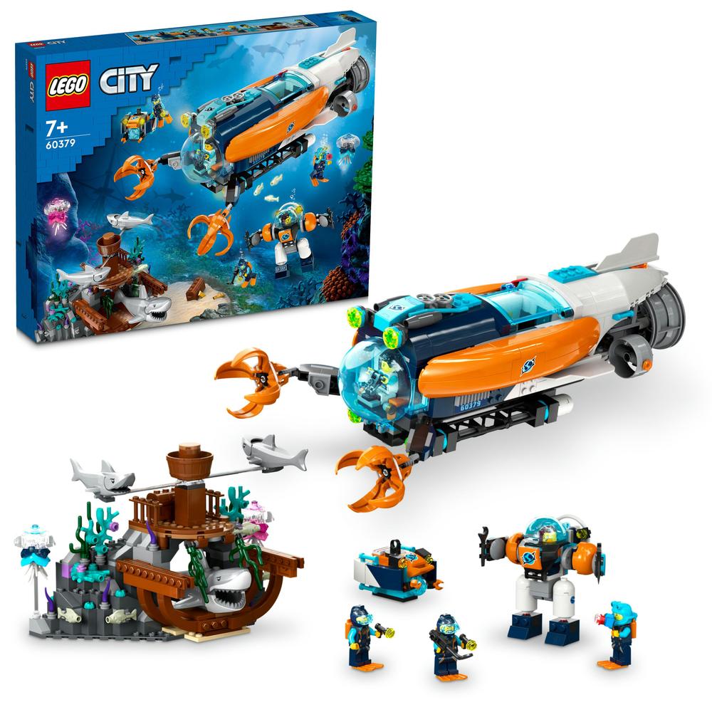 LEGO® CITY 60379 Hlubinná průzkumná ponorka