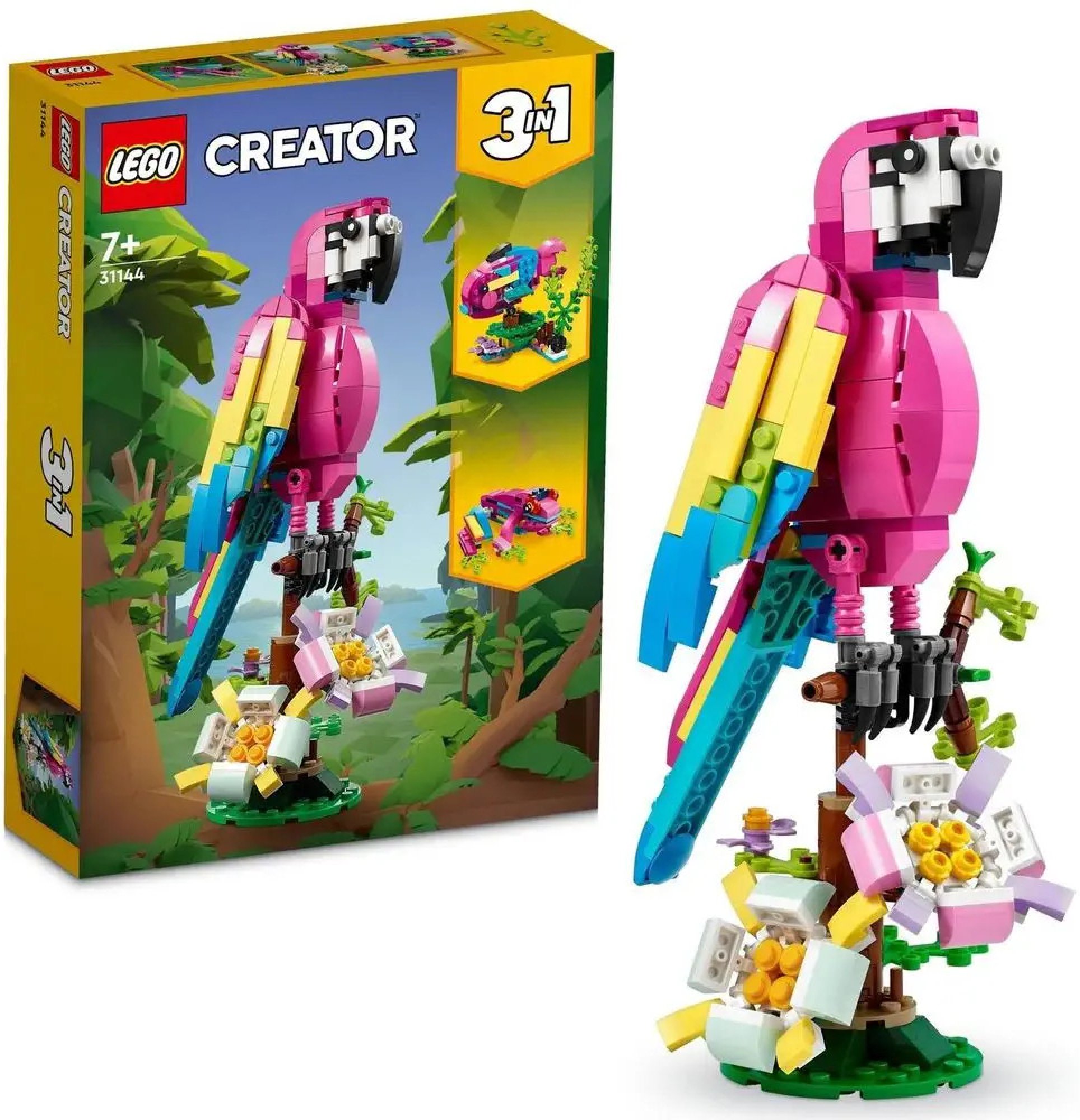 LEGO® Creator 31144 Exotický růžový papoušek