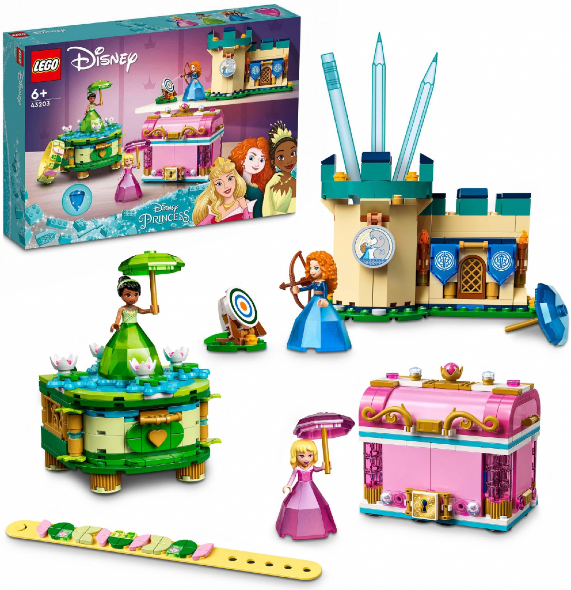 LEGO® Disney Princess™ 43203 Kouzelný svět Šípkové Růženky Rebelky a Tiany