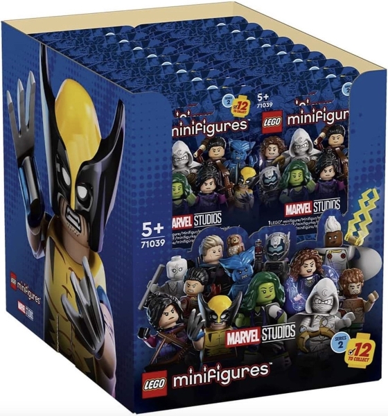 LEGO® 71039 Originál box Minifigurky Studio Marvel 2 - celá krabice 36 ks
