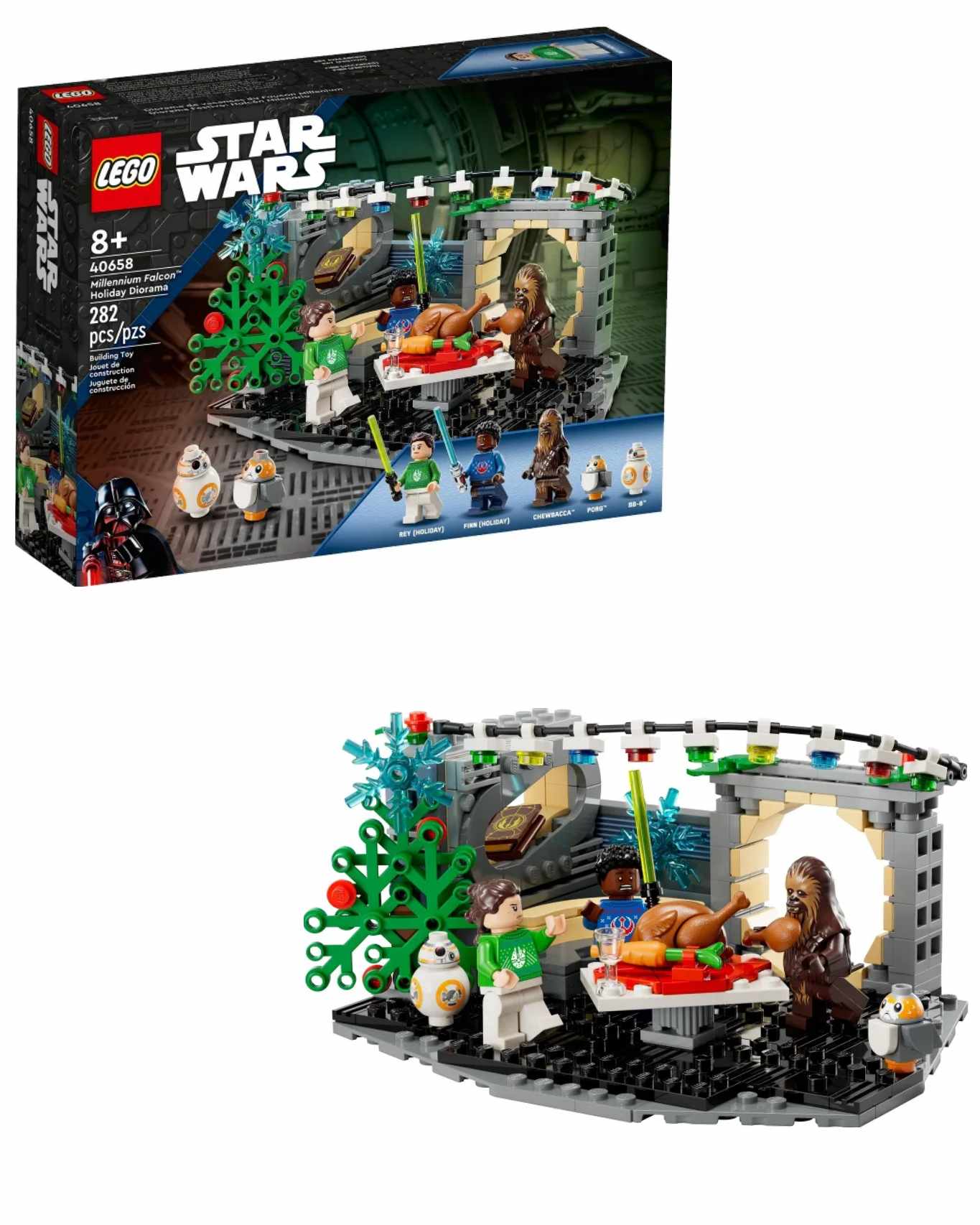 LEGO Star Wars™ 40658 Millennium Falcon™ – Vánoční diorama - poškoz. krabička