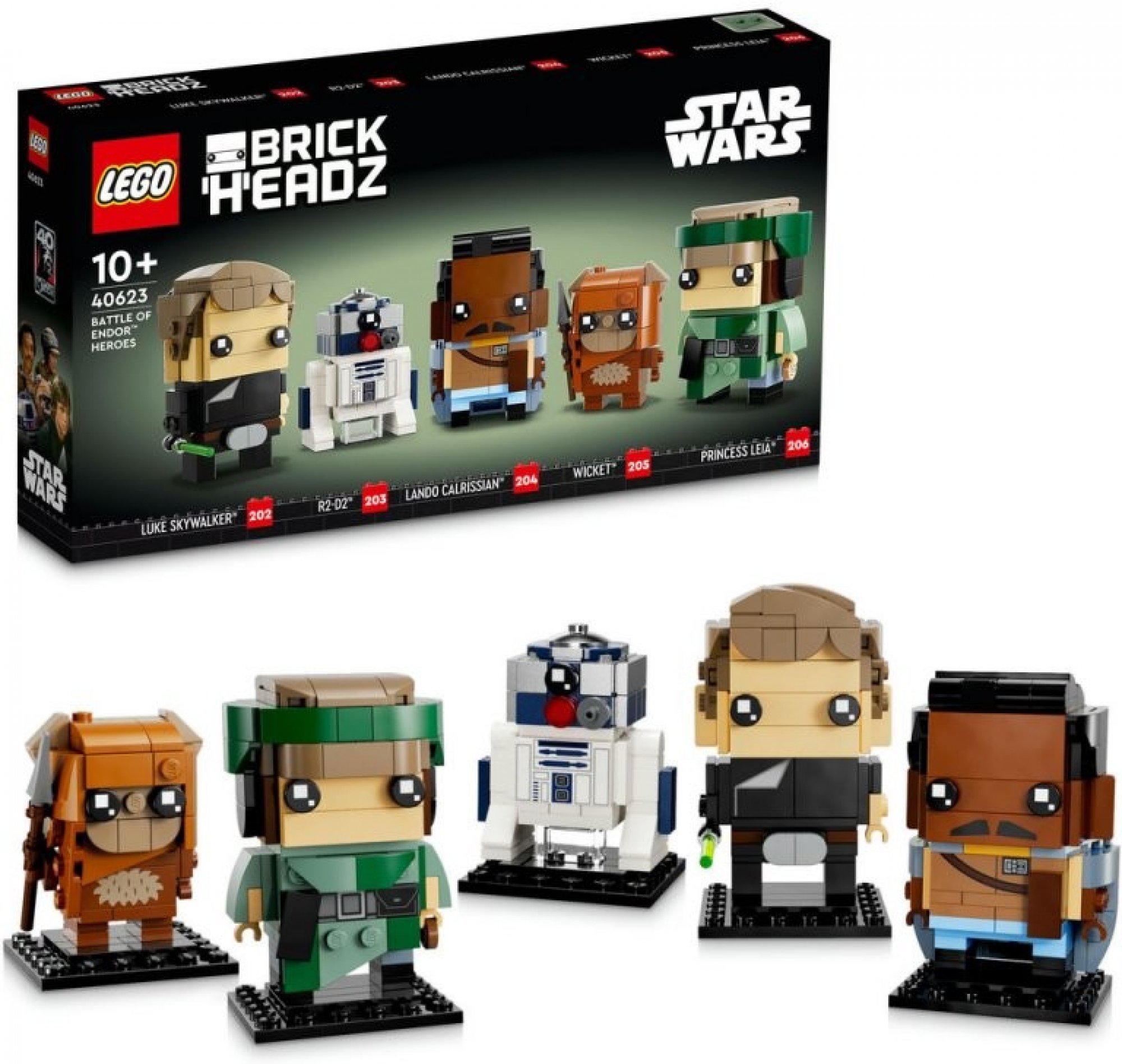 LEGO® BrickHeadz™ Star Wars™ 40623 Hrdinové bitvy o planetu Endor™