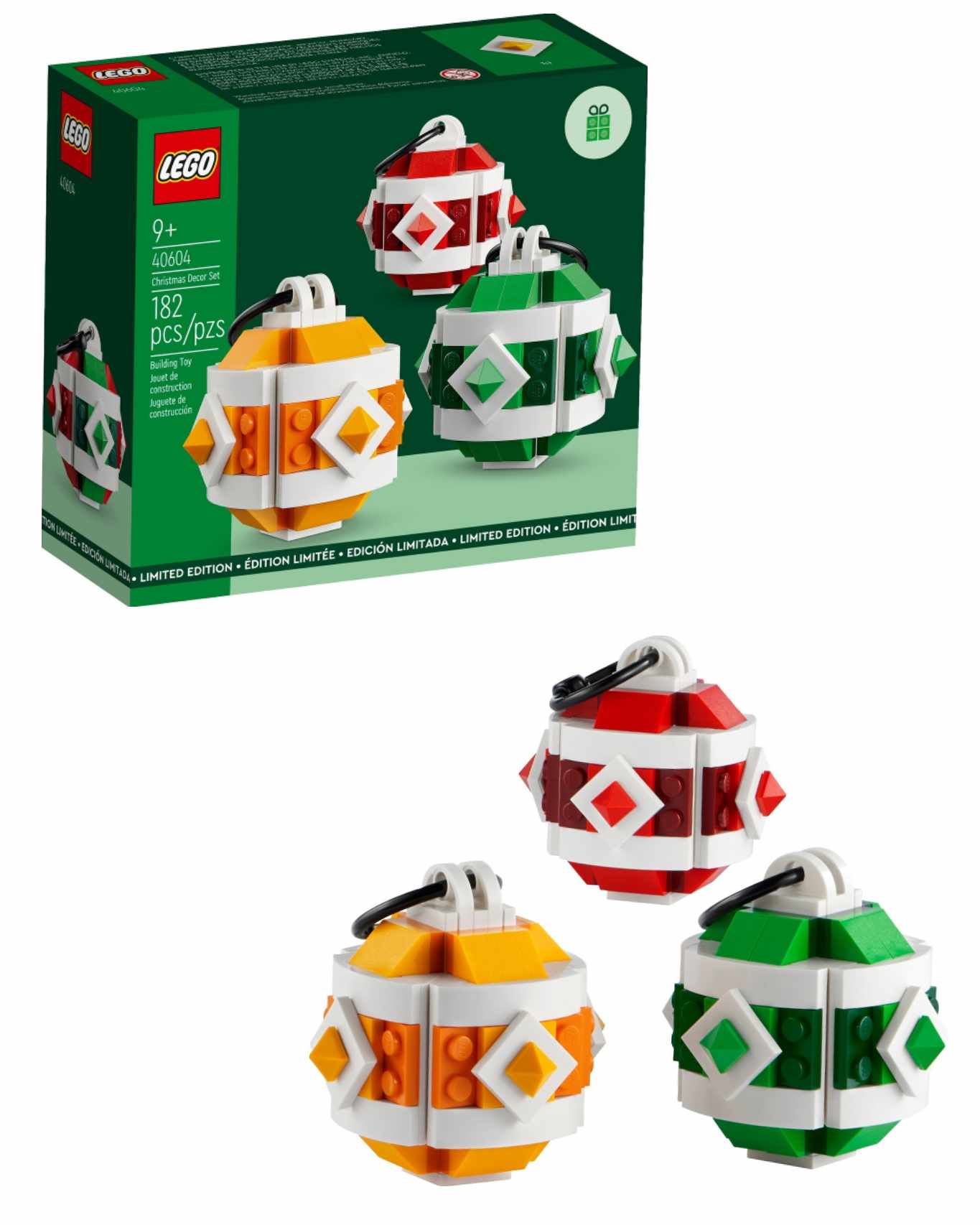 Lego 40604 - Sada vánočních ozdob