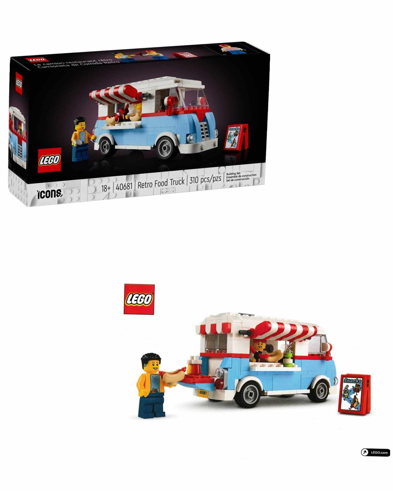 LEGO® ICONS 40681 Retro pojízdné občerstvení
