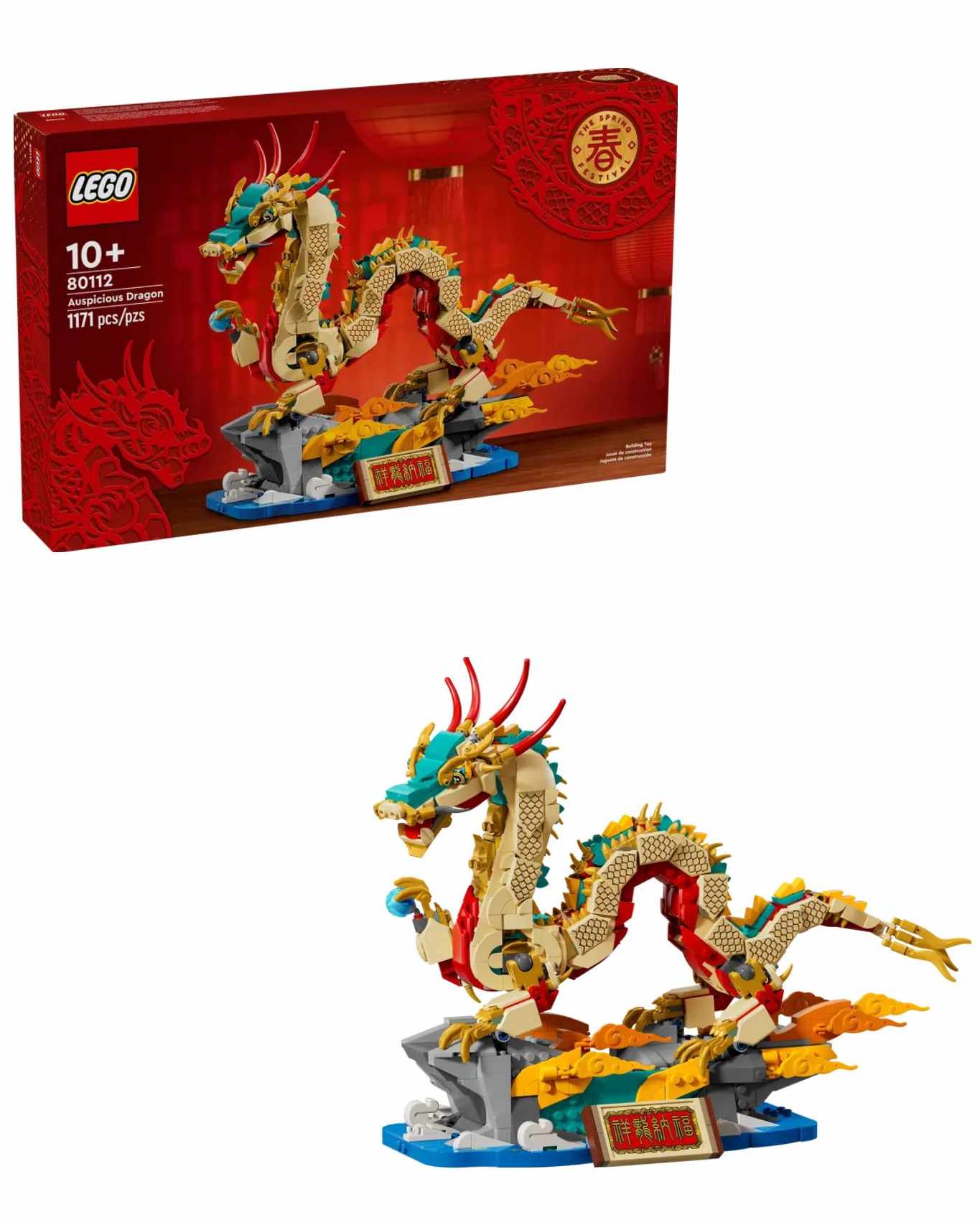 LEGO® Jarní festival 80112 Čínský drak