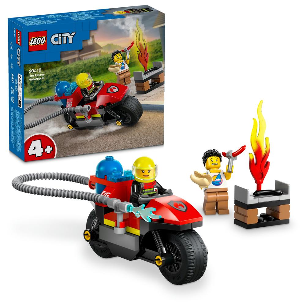 LEGO® CITY 60410 Hasičská záchranná motorka