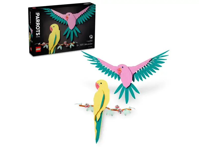 LEGO® Art 31211 Kolekce zvířat papouška ary