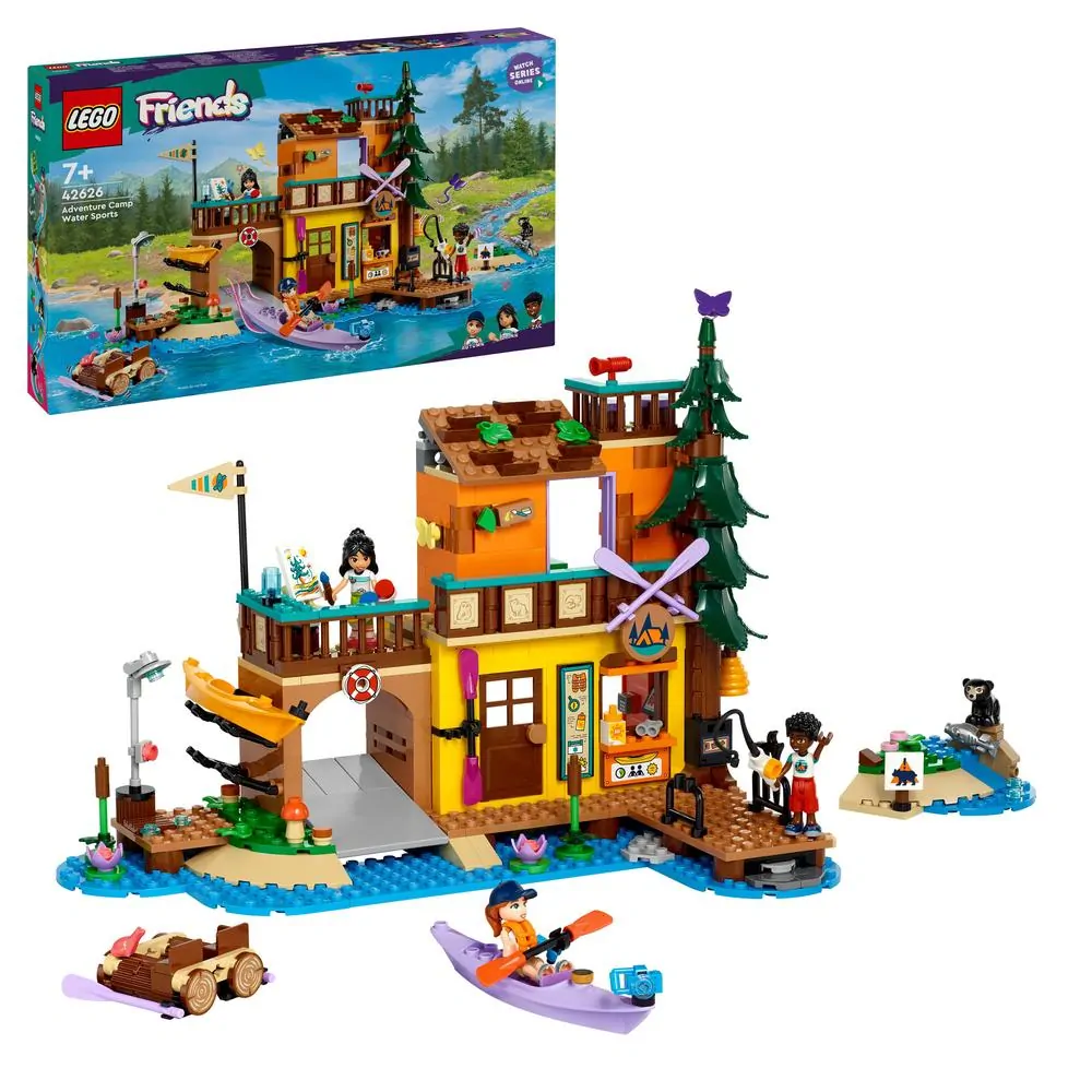LEGO® Friends 42626 Dobrodružný tábor s vodními sporty - protržená krabice