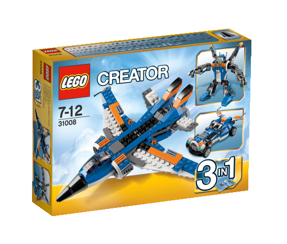LEGO 31008 CREATOR - Burácející letoun