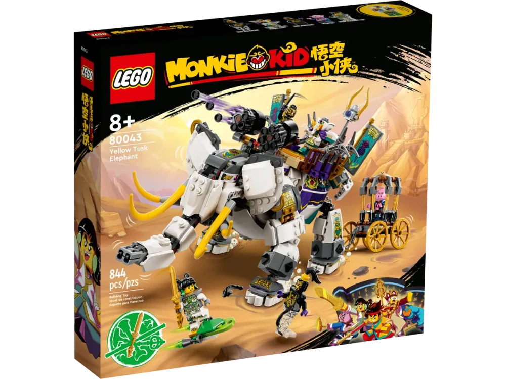 LEGO® Monkie Kid™ 80043 Yellow Tusk Elephant