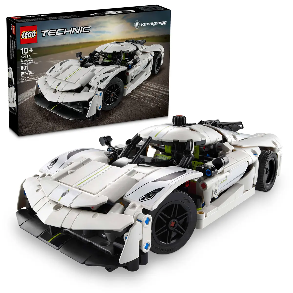 LEGO® Technic 42184 Bílé hyperauto Koenigsegg Jesko Absolut