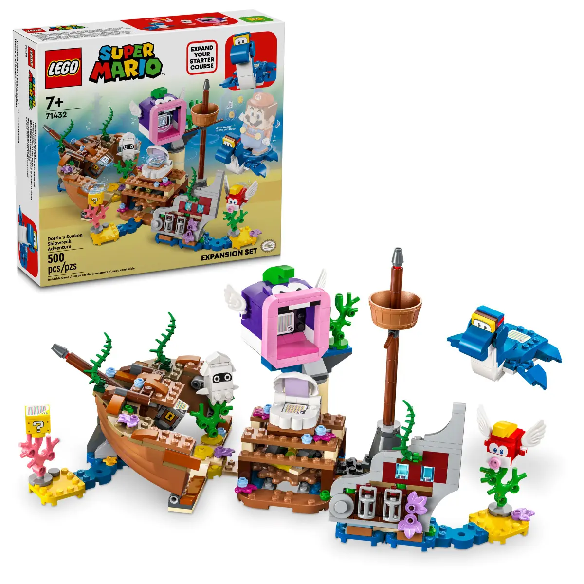 LEGO® Super Mario 71432 Dobrodružství Dorriho ve vraku