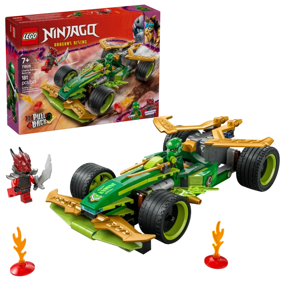 LEGO® NINJAGO 71828 Lloydovo závodní auto s natahovacím motorem
