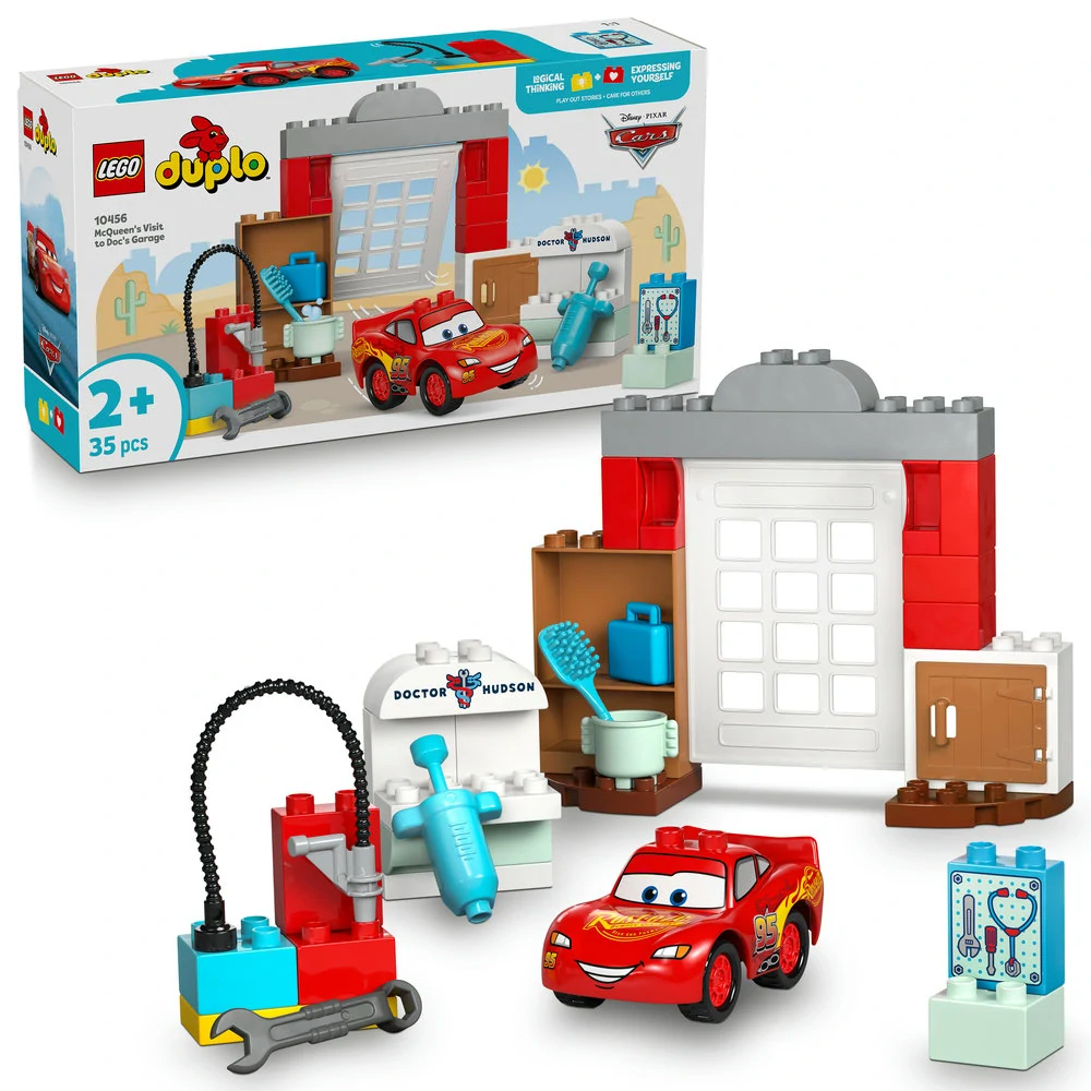 LEGO® DUPLO® │ Disney 10456 McQueen a návštěva v garáži doktora Hudsona