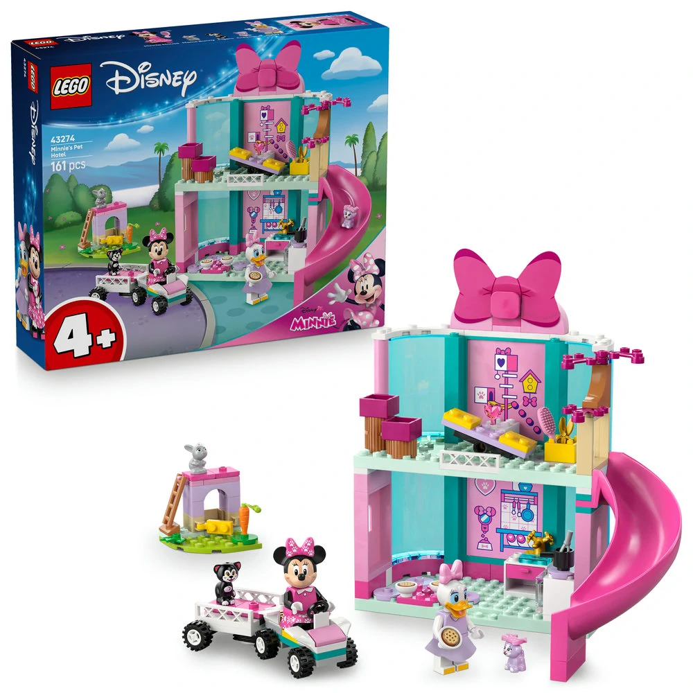 LEGO® │ Disney 43274 Minnie a hotel pro domácí mazlíčky