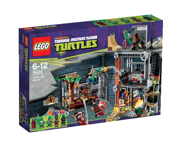Lego Turtles - 79103 Útok na Želví doupě