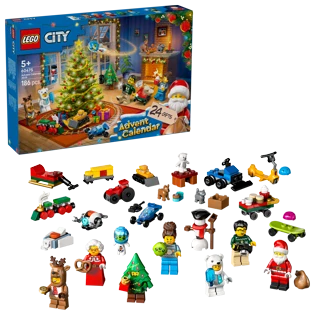 LEGO® City 60475 Adventní kalendář 2025, Vánoční dárek