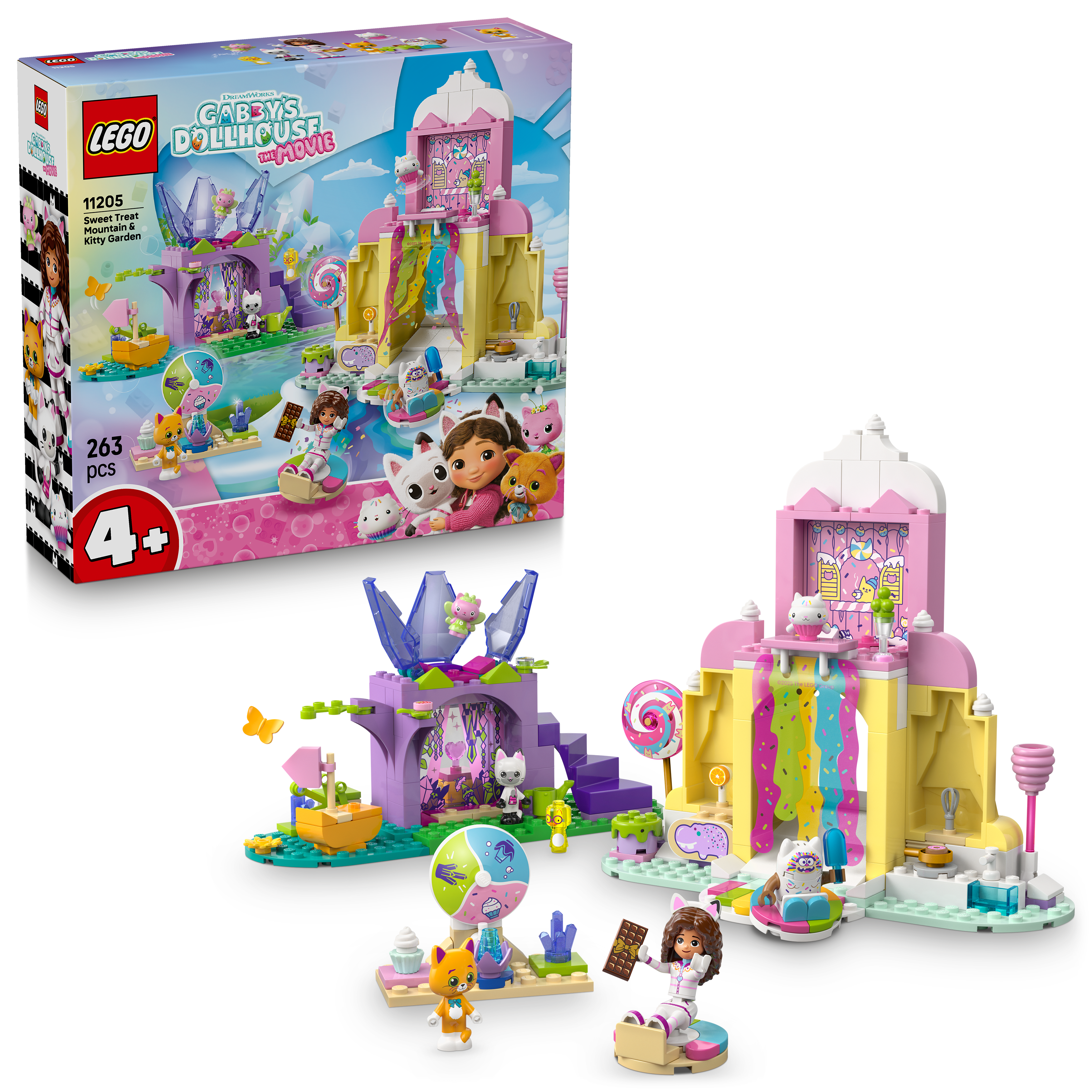 LEGO® Gábinin kouzelný domek 11205 Cukrová hora a Kočičí zahrádka