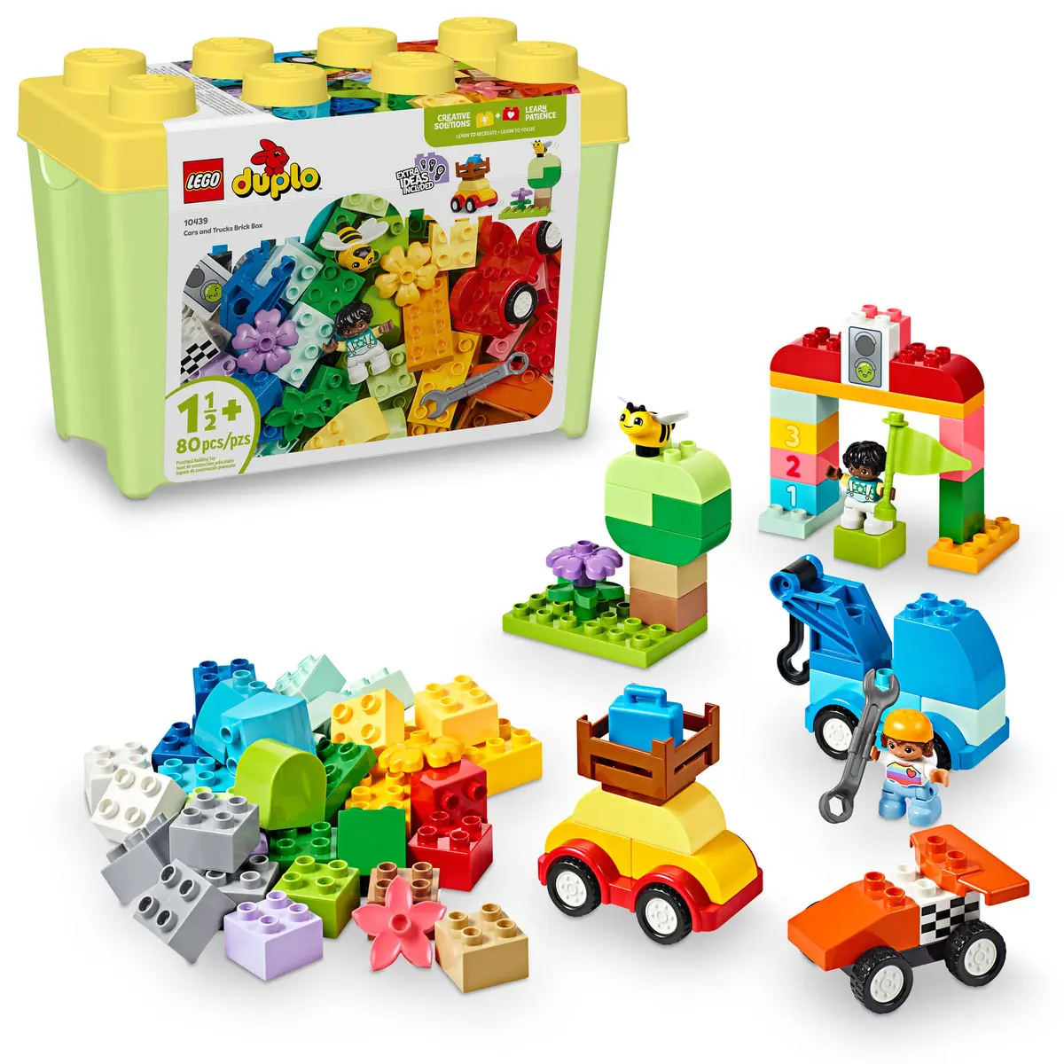 LEGO® DUPLO® 10439 Auta a náklaďáky – box s kostkami