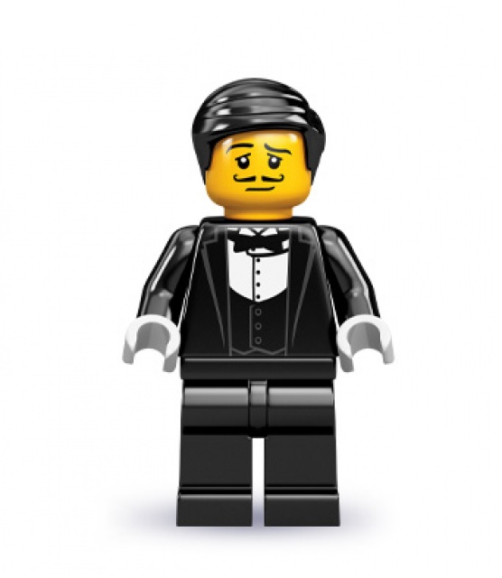 LEGO 71000 Minifigurky, série 9-1- Číšník