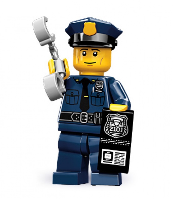 LEGO 71000 Minifigurky, série 9-6 - Policista