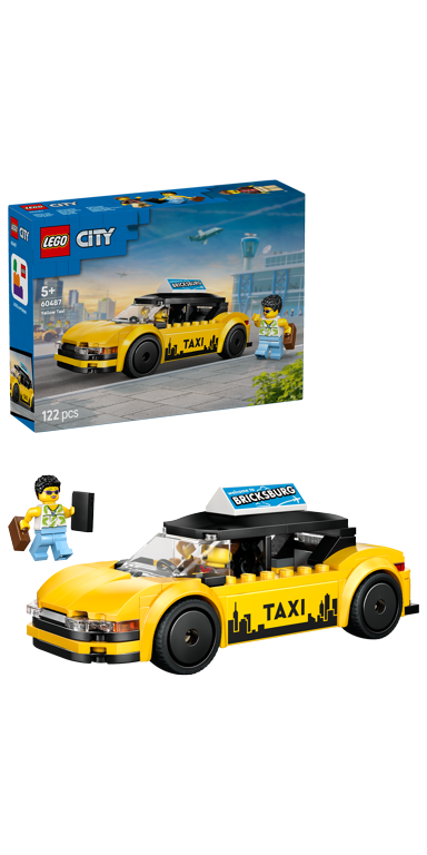 LEGO® City 60487 Žlutý taxík