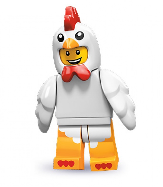 LEGO 71000 Minifigurky, série 9-7 - Chlapík v kostýmu kuřete
