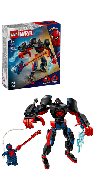 LEGO® ǀ Marvel Miles Morales Mech vs. Spider-Man 2099 - 76337