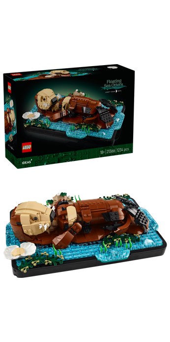 LEGO® Ideas 21366 Plavající mořské vydry