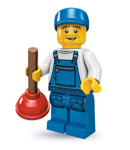 LEGO 71000 Minifigurky, série 9-16 - Instalatér