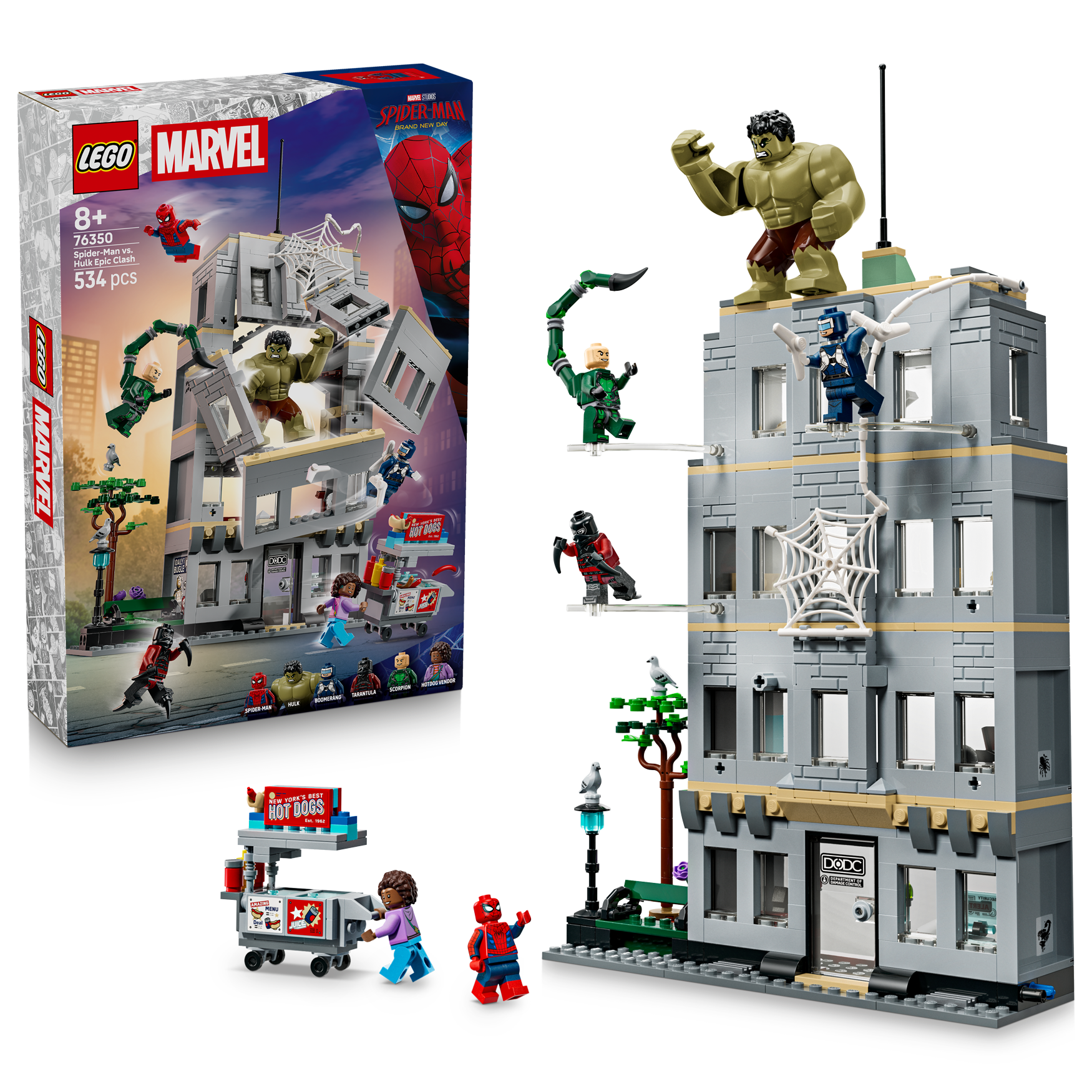 LEGO® SUPER HEROES 76350 Epické střetnutí: Spider-Man vs. Hulk