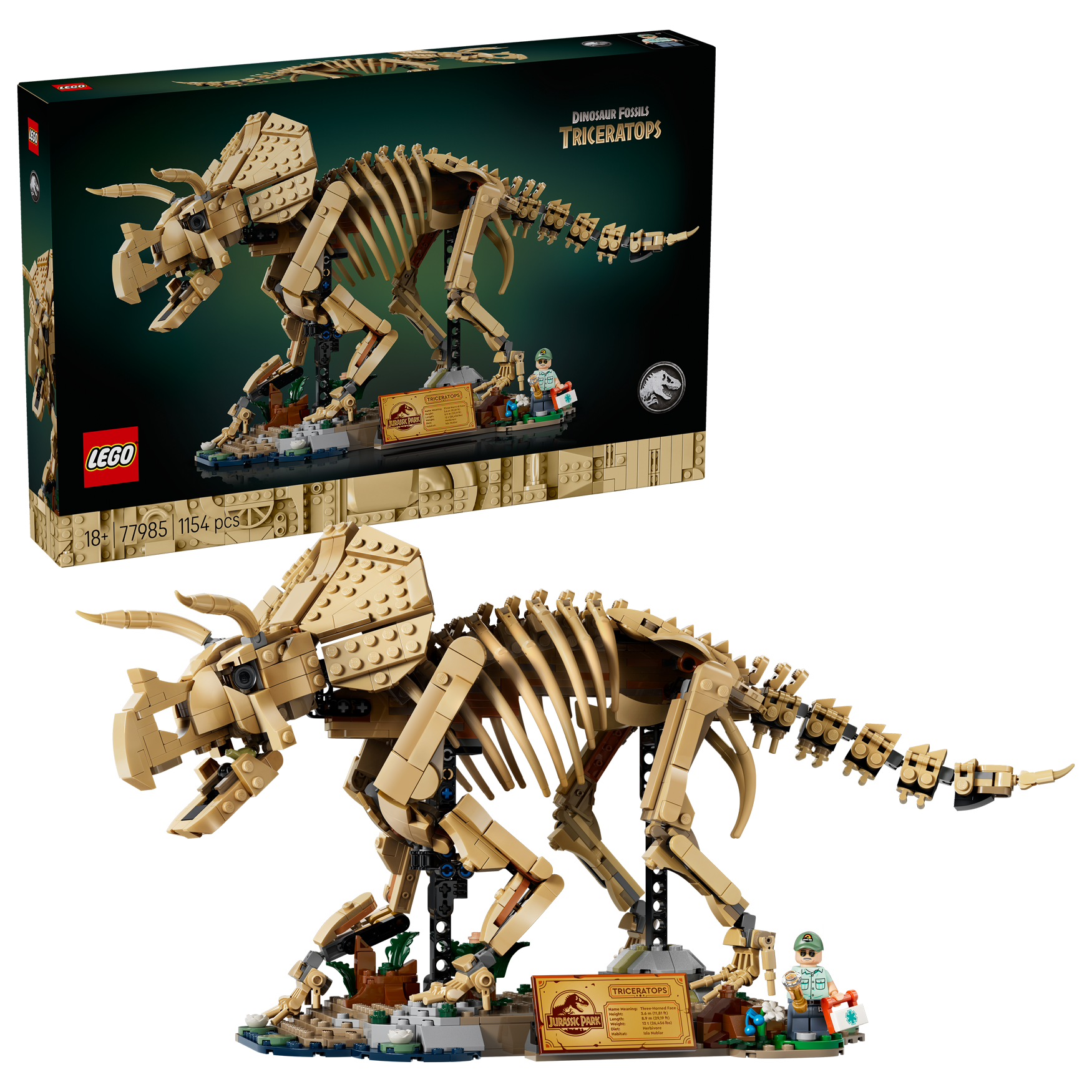 LEGO® Jurassic World 77985 Dinosauří fosilie: Triceratops