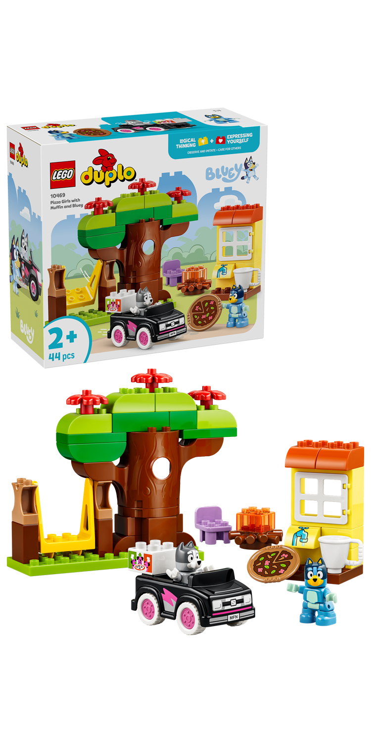 LEGO® DUPLO Bluey 10469 Muffin, Bluey a rozvoz pizzy