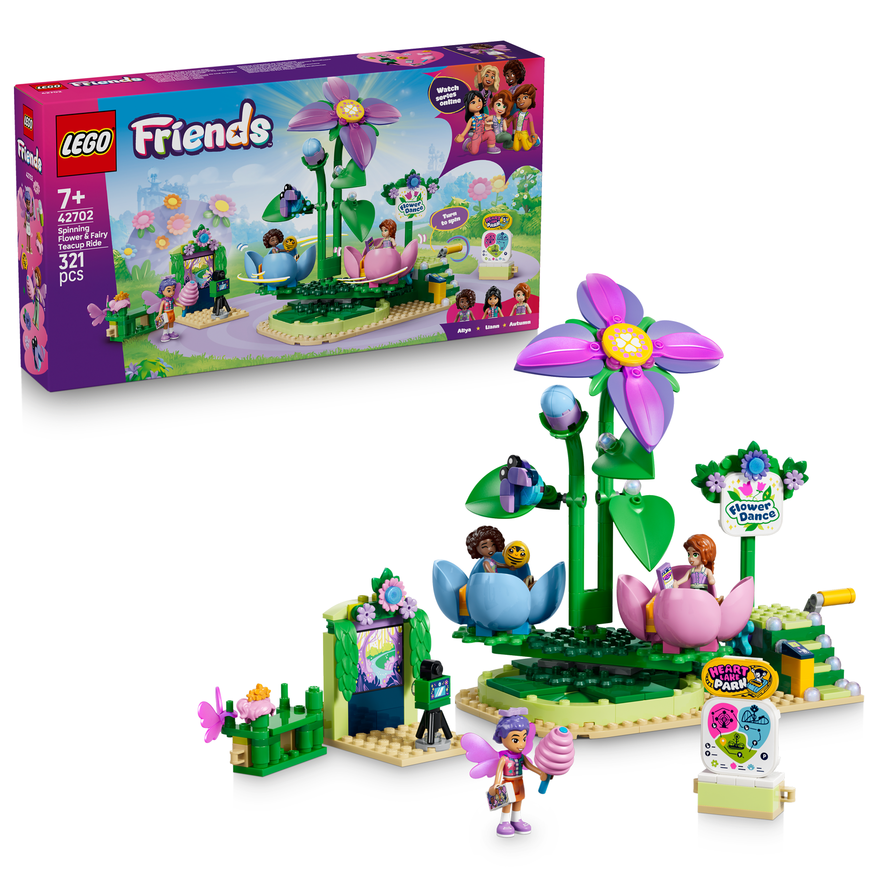 LEGO® Friends 42702 Květinový kolotoč s vílami