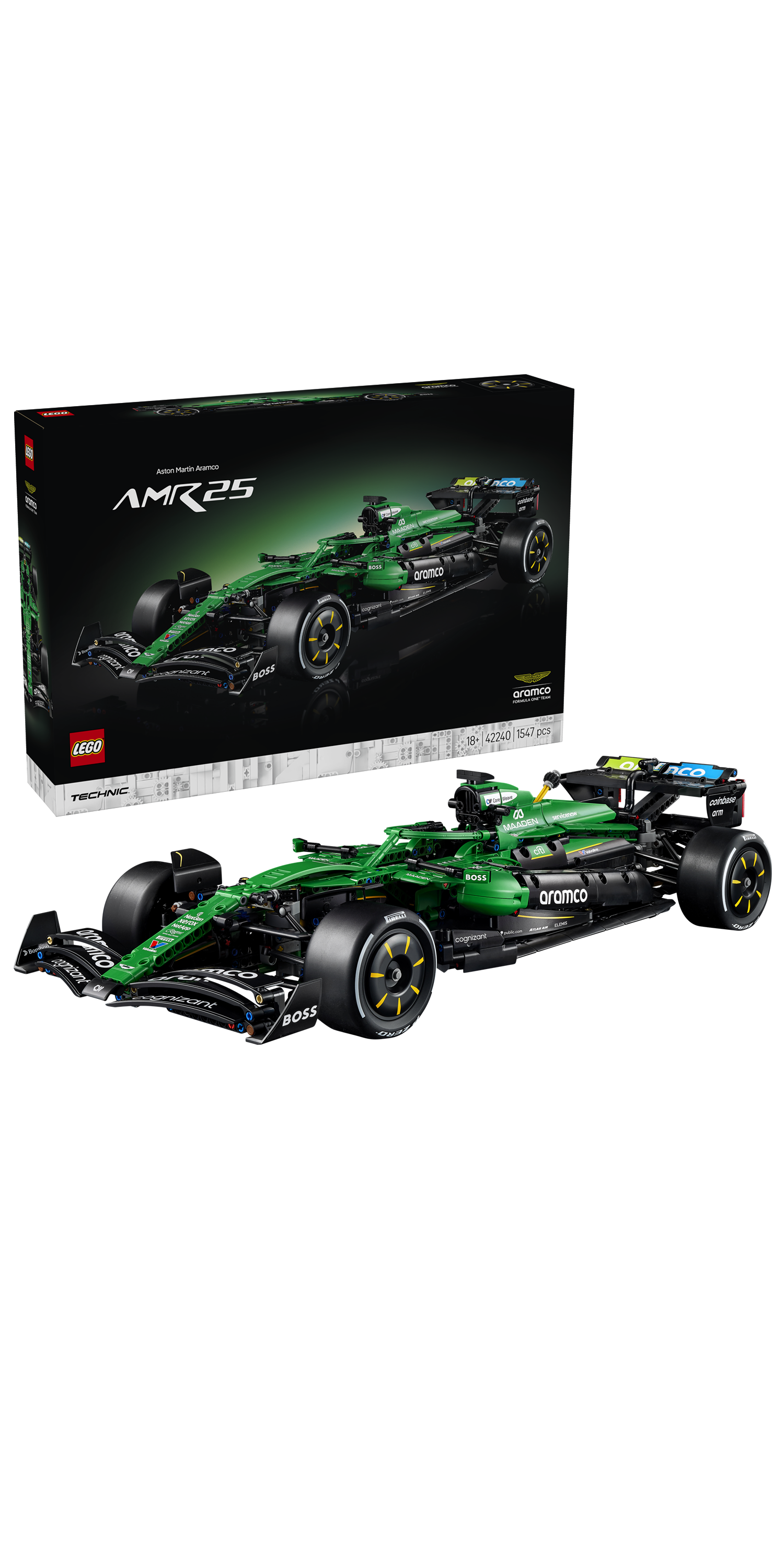 LEGO® Technic 42240 Auto Aston Martin Aramco AMR25 F1