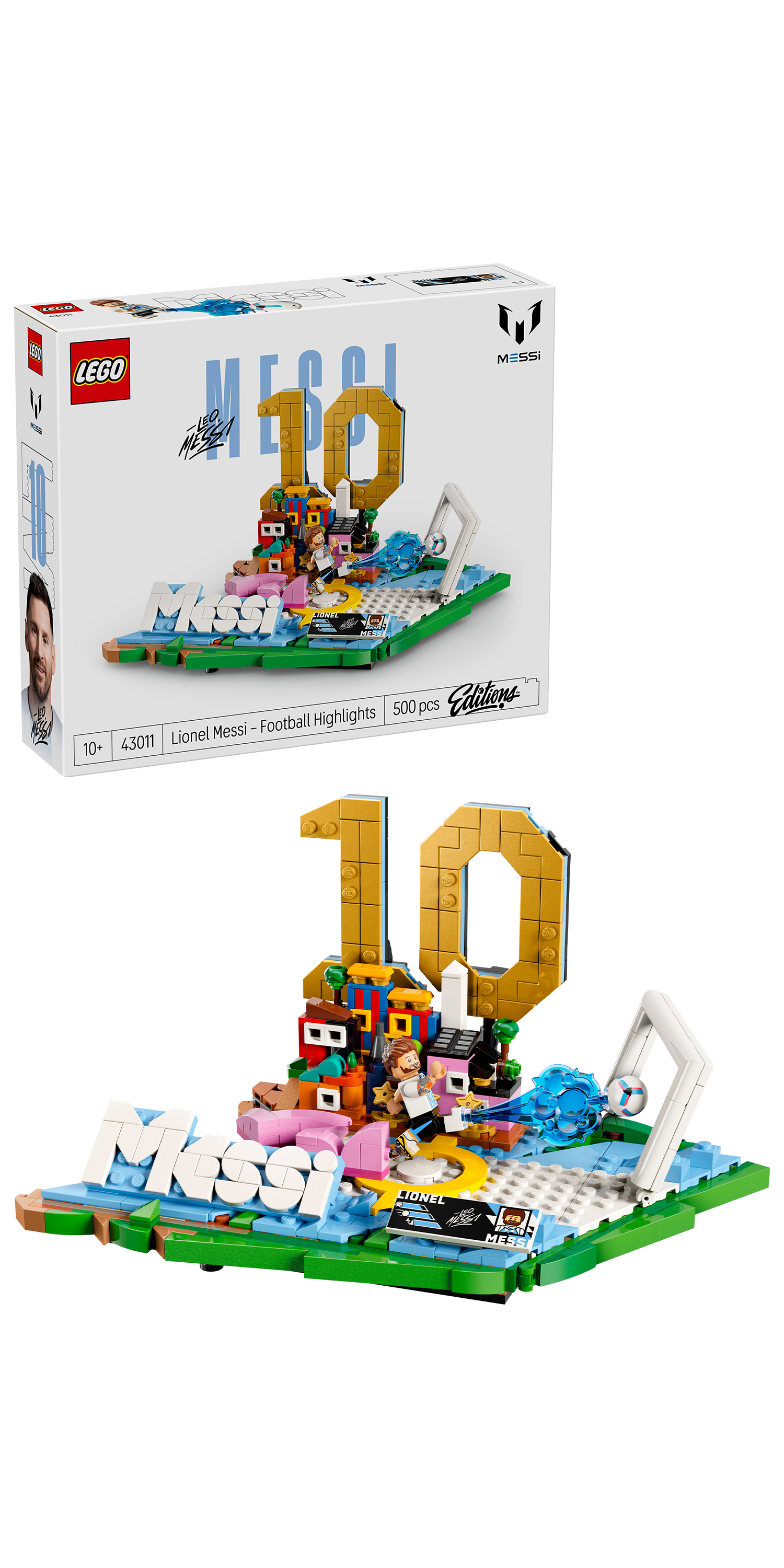 LEGO® Editions 43011 Lionel Messi – Hvězdné momenty fotbalu