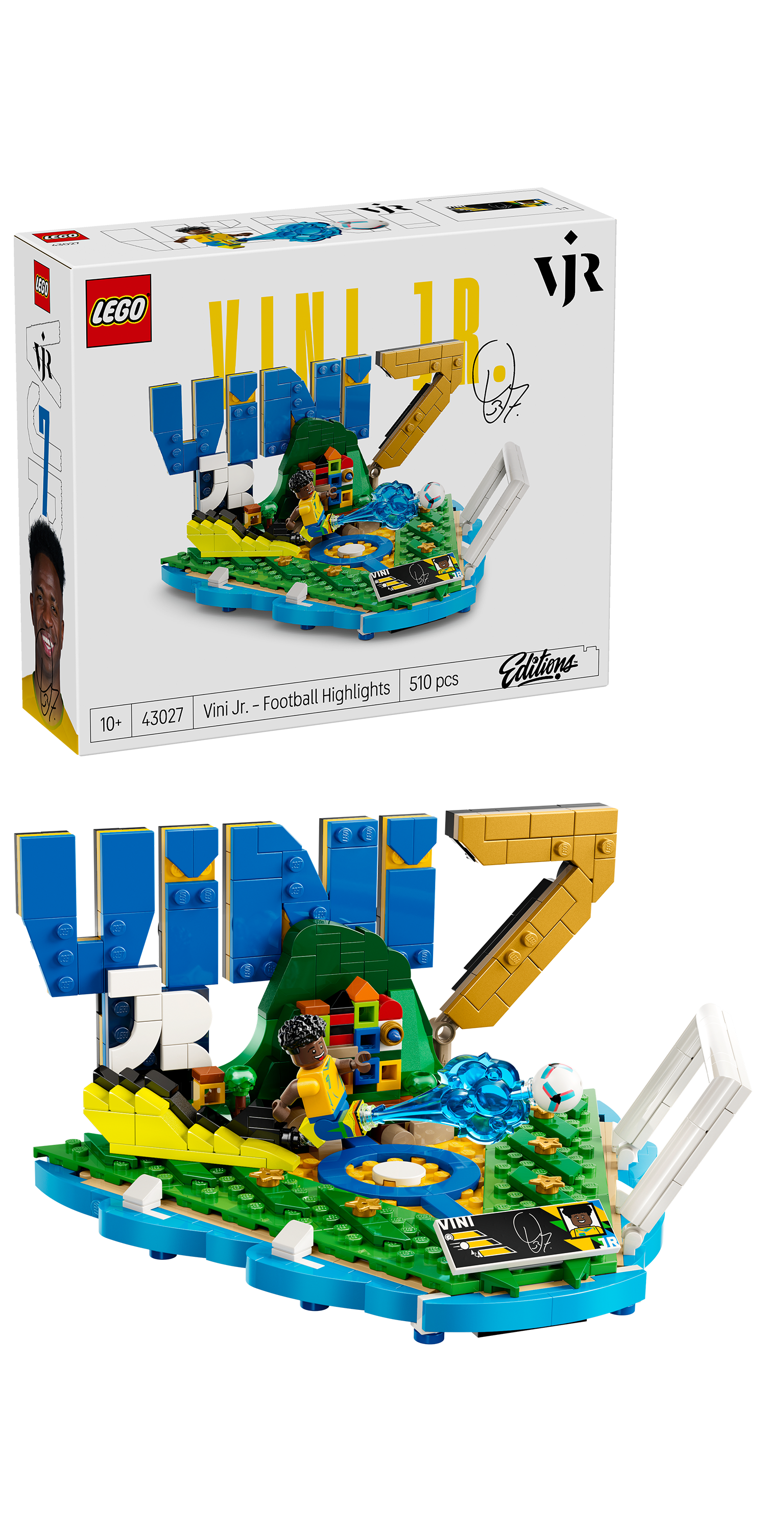 LEGO® Editions 43027 Vini Jr. – Hvězdné momenty fotbalu